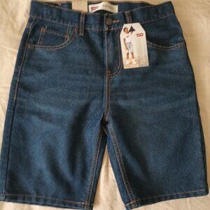 Levis Jean Shorts boys size 16 NWT